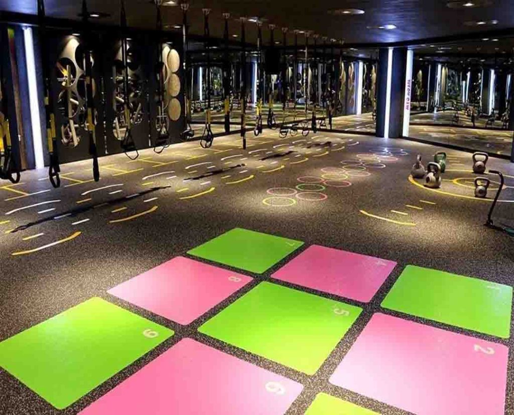 Rubber Gym Flooring Rolls Abu Dhabi