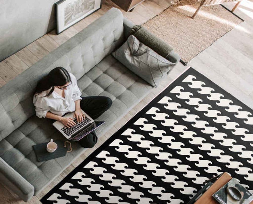 Vinyl mordern Rugs