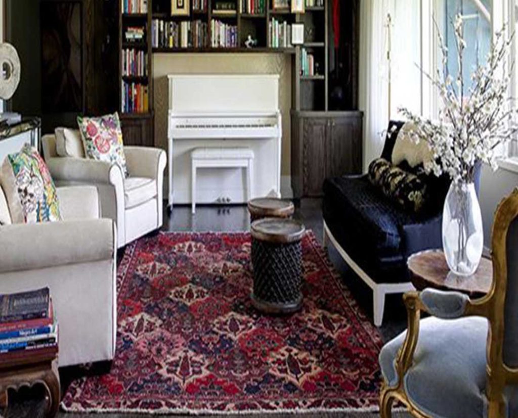 floral handknotted persian rugs