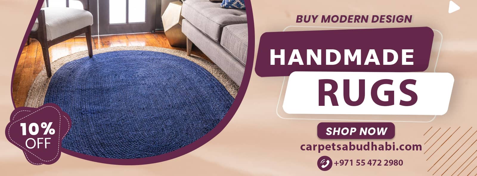 Handmade Rugs Abu Dhabi | Buy Handmade Wool Rugs in UAE