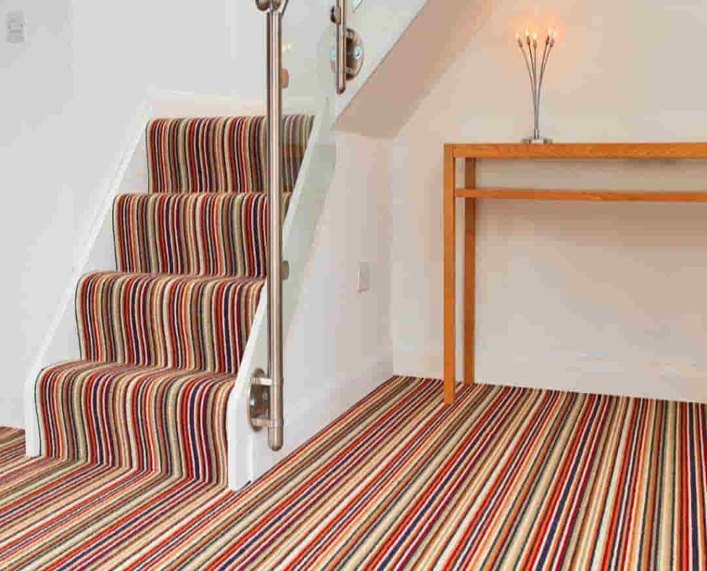 Striped Stair Carpet Abu Dhabi