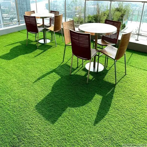 Bright Rooftop artificial grass carpet for balcony in Al Reem Island