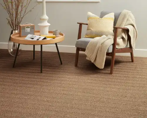 Dark Brown Herringbone carpet for Living Room in Yas Island