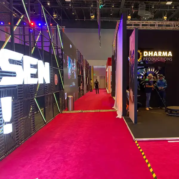 Exhibition event carpet for Convention Hall in Mussafah