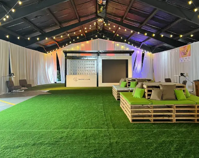 Green Event Turf carpet for ground in Yas Island