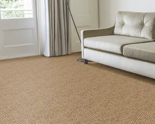 Living Room Natural Beige Loop Pile Carpet in Al Reem Island