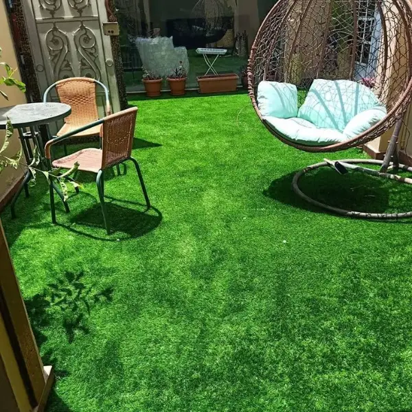 Lush Comfort grass carpet for villa patio in Al Khalidiyah