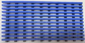 Blue ablution mats