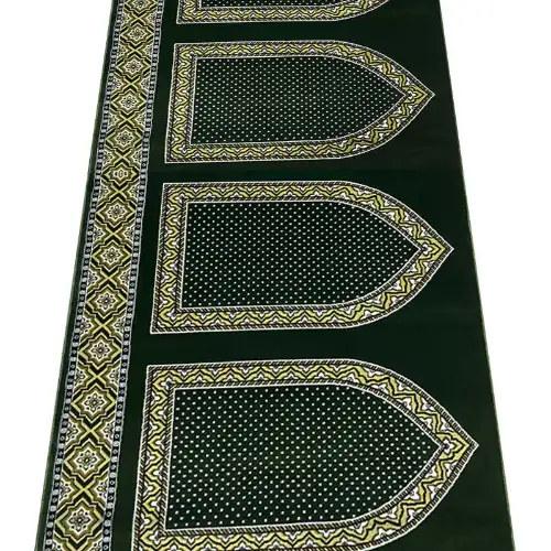 Green Mihrab Mosque Carpet