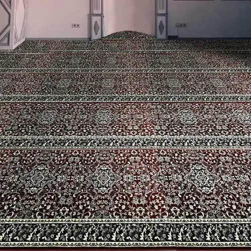 Maroon Masjid Carpet