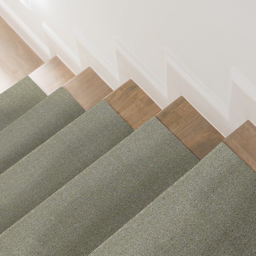Mint Leaf Vignette Stair Carpet - Image 3