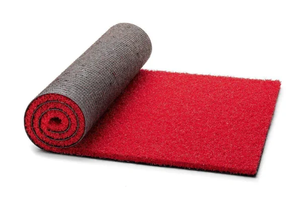 Construction Turf Rug Red Red Artificial Turf - Carpets Abu Dhabi